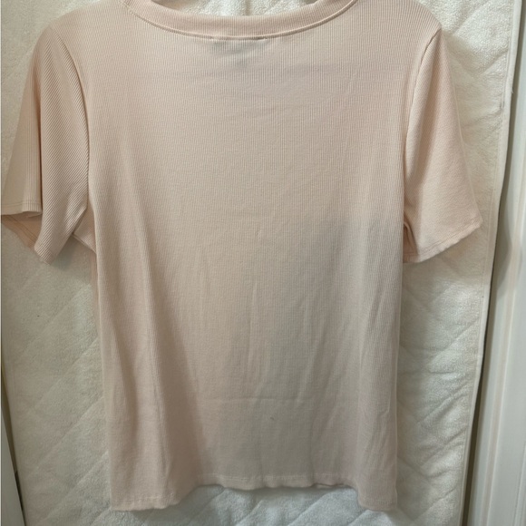 Lulu's Beige Ribbed Knit Top - Picture 3 of 4